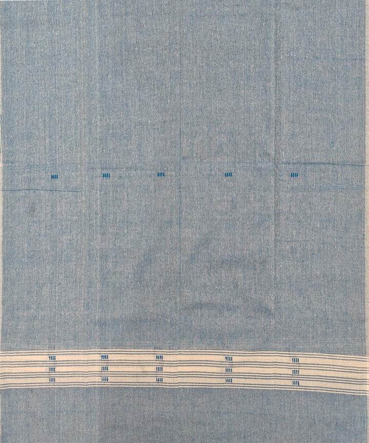 Navy blue handloom cotton sambalpuri dress material