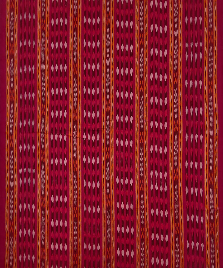 Pink handloom cotton sambalpuri dress material