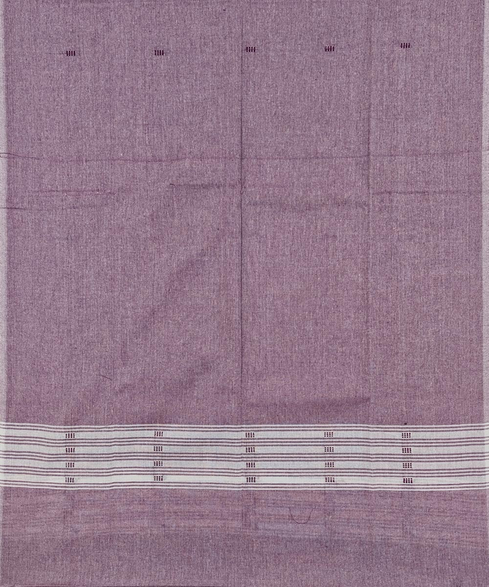 Purple handloom cotton sambalpuri dress material