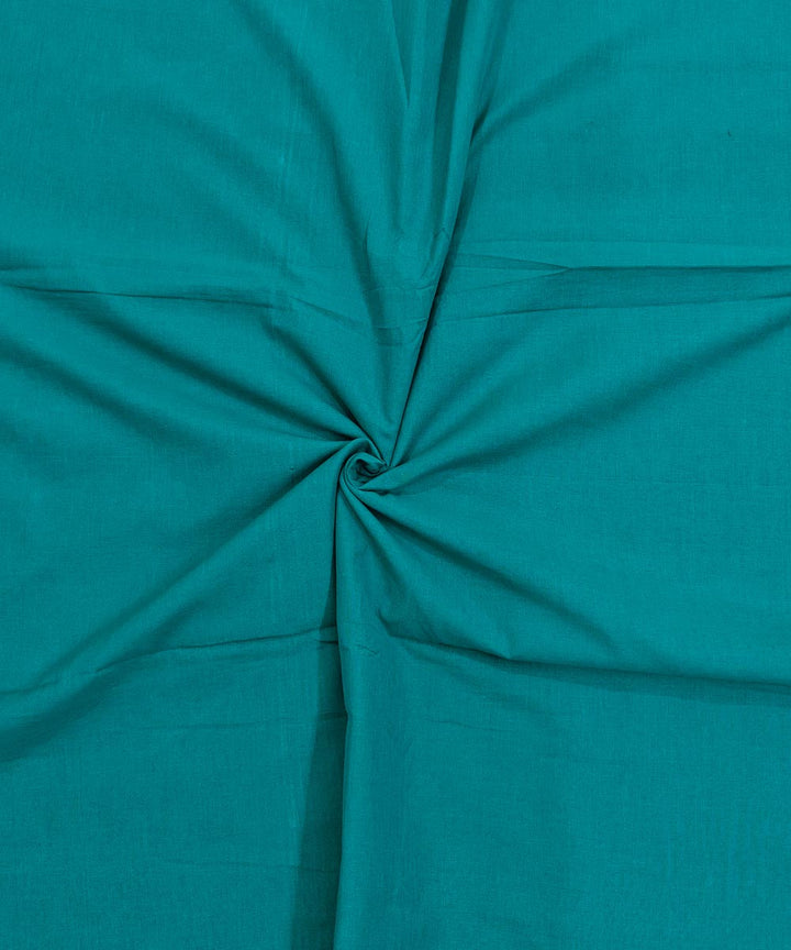 Cyan green handloom samalpuri cotton fabric