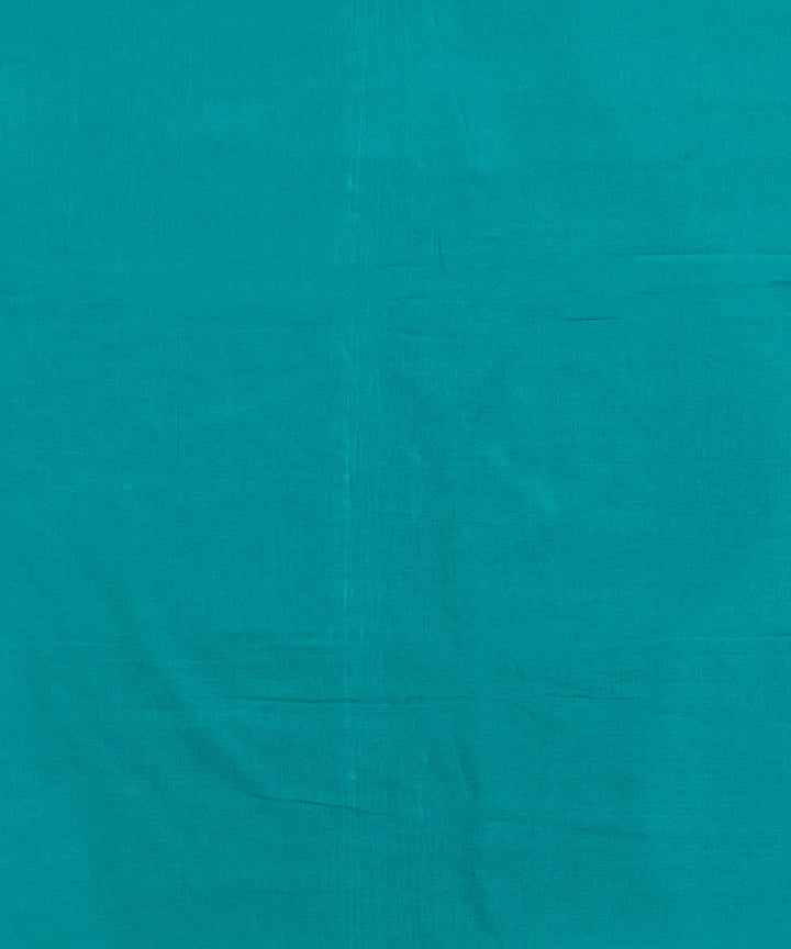 Cyan green handloom samalpuri cotton fabric