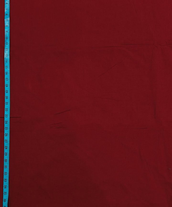 Maroon handloom cotton sambalpuri fabric