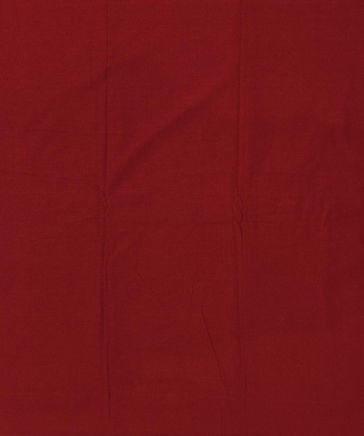 Maroon handloom cotton sambalpuri fabric