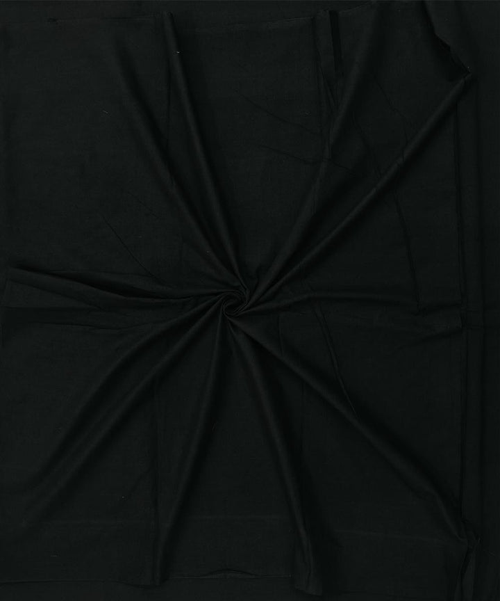Black handloom cotton sambalpuri fabric
