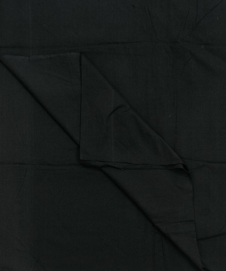 Black handloom cotton sambalpuri fabric