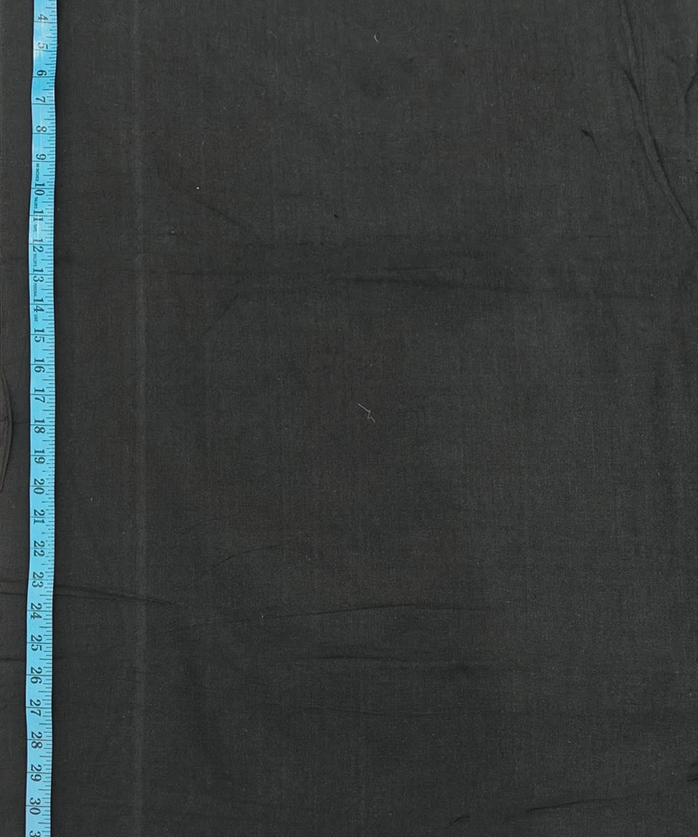 Black handloom cotton sambalpuri fabric