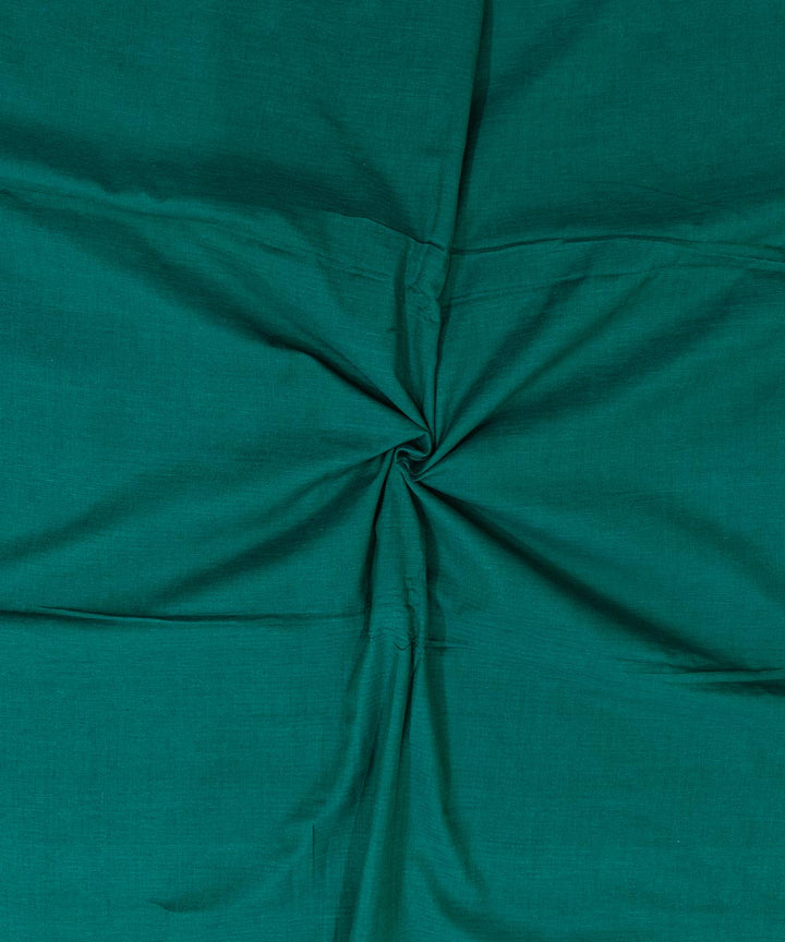 Cyan green handloom cotton sambalpuri fabric