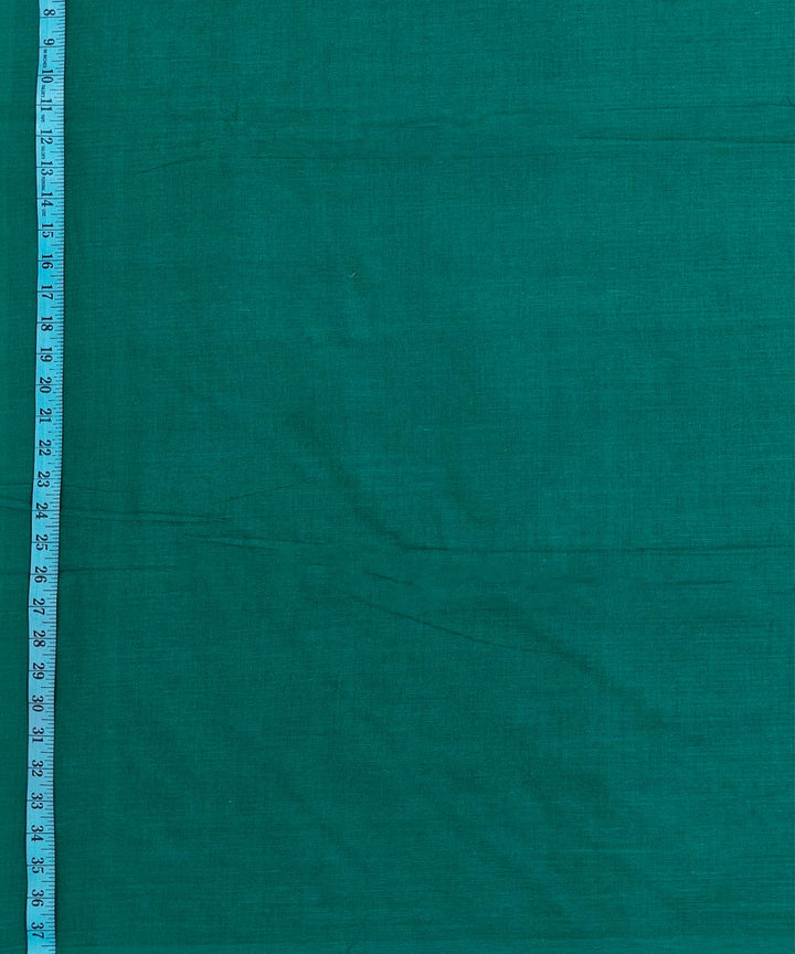 Cyan green handloom cotton sambalpuri fabric