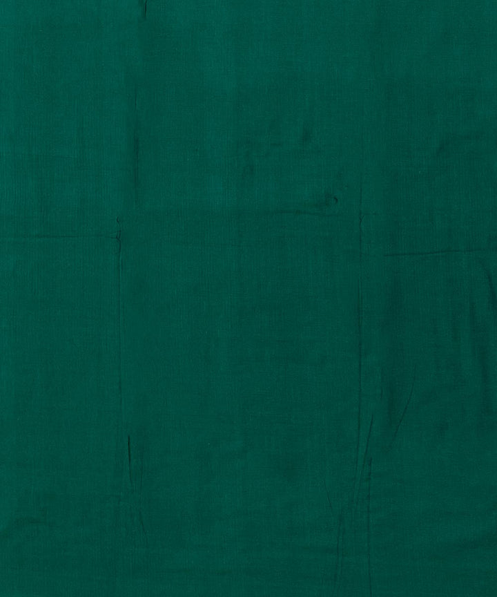 Cyan green handloom cotton sambalpuri fabric