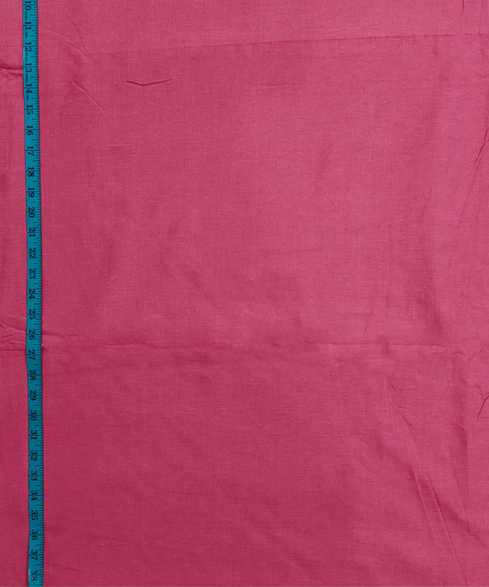 Pink handloom cotton sambalpuri fabric