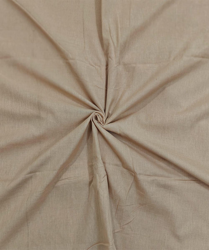 Beige handloom cotton sambalpuri fabric