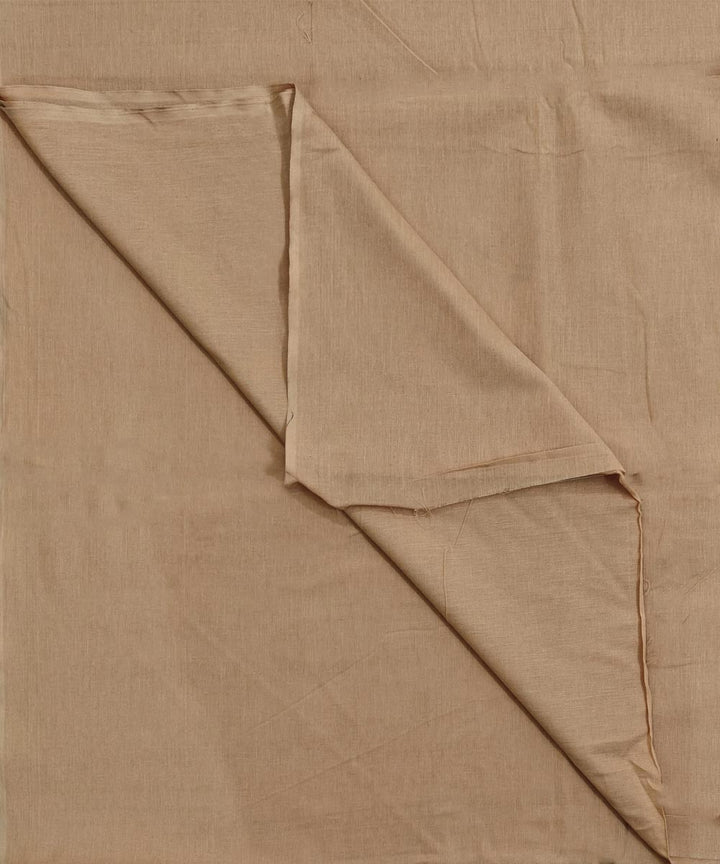 Beige handloom cotton sambalpuri fabric