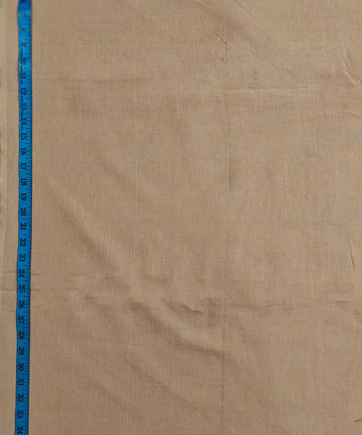 Beige handloom cotton sambalpuri fabric