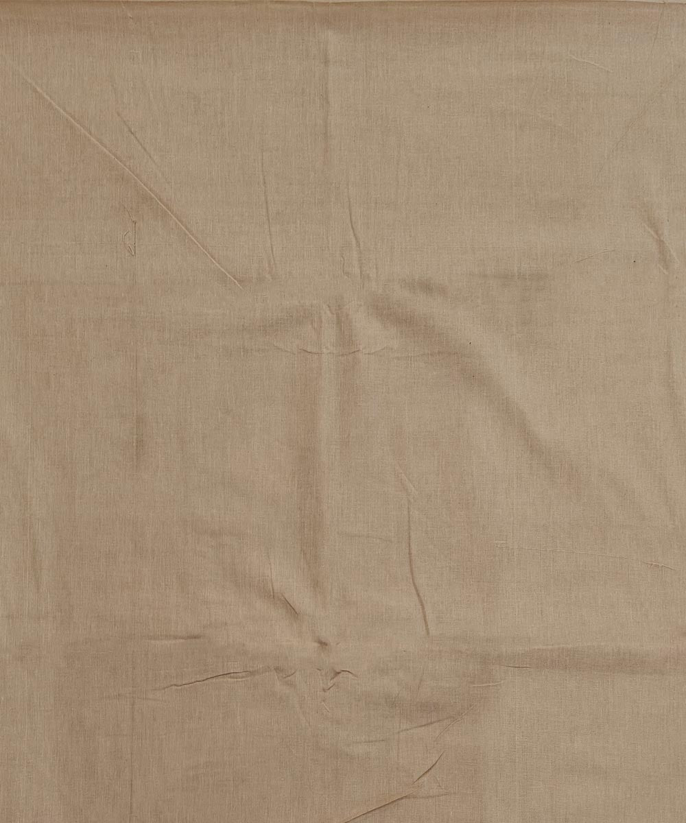 Beige handloom cotton sambalpuri fabric
