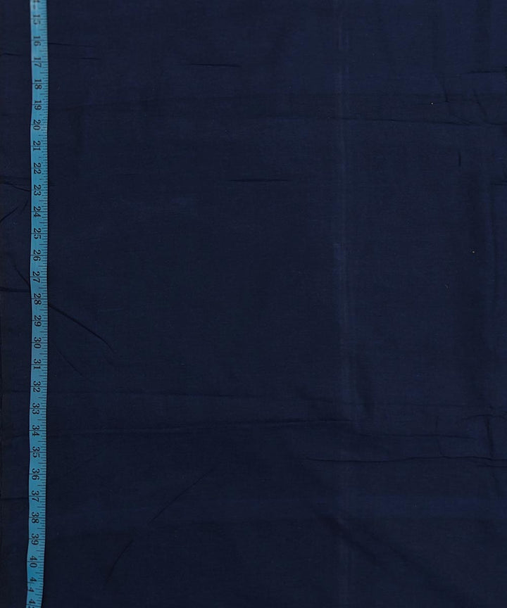 Navy blue handloom cotton sambalpuri fabric