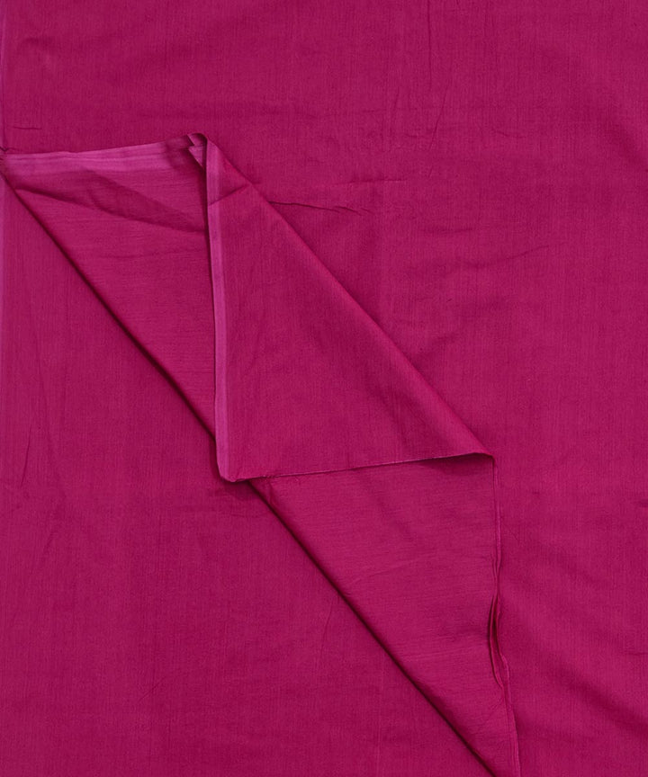 Magenta handloom cotton nuapatna fabric