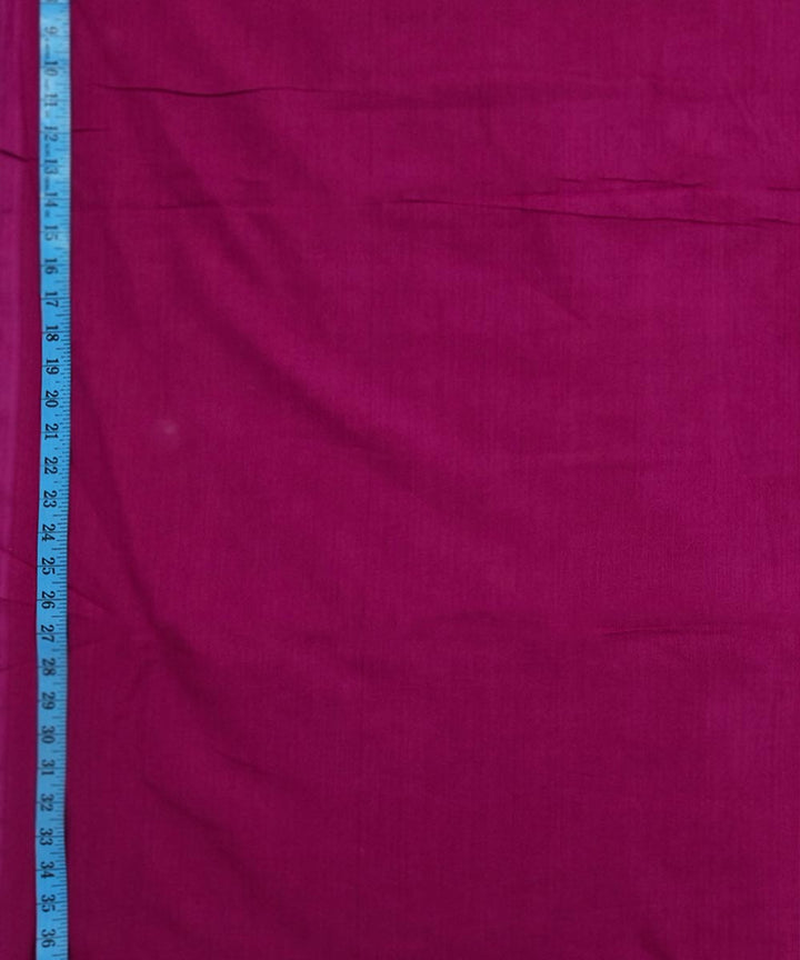 Magenta handloom cotton nuapatna fabric