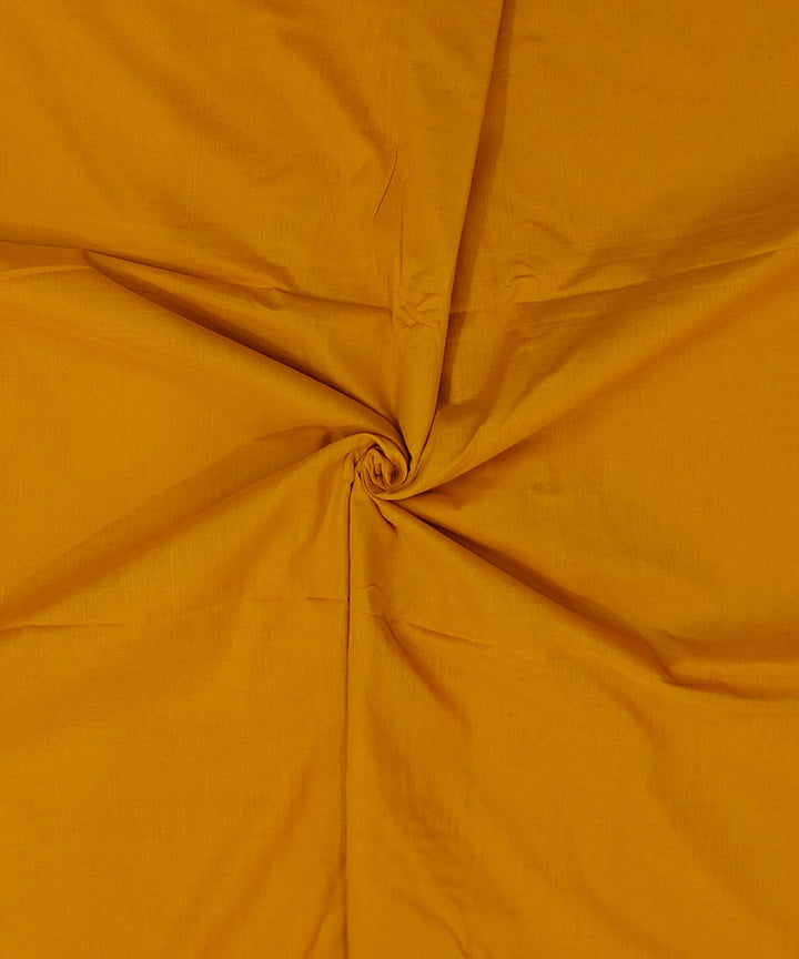 Yellow handloom cotton sambalpuri fabric