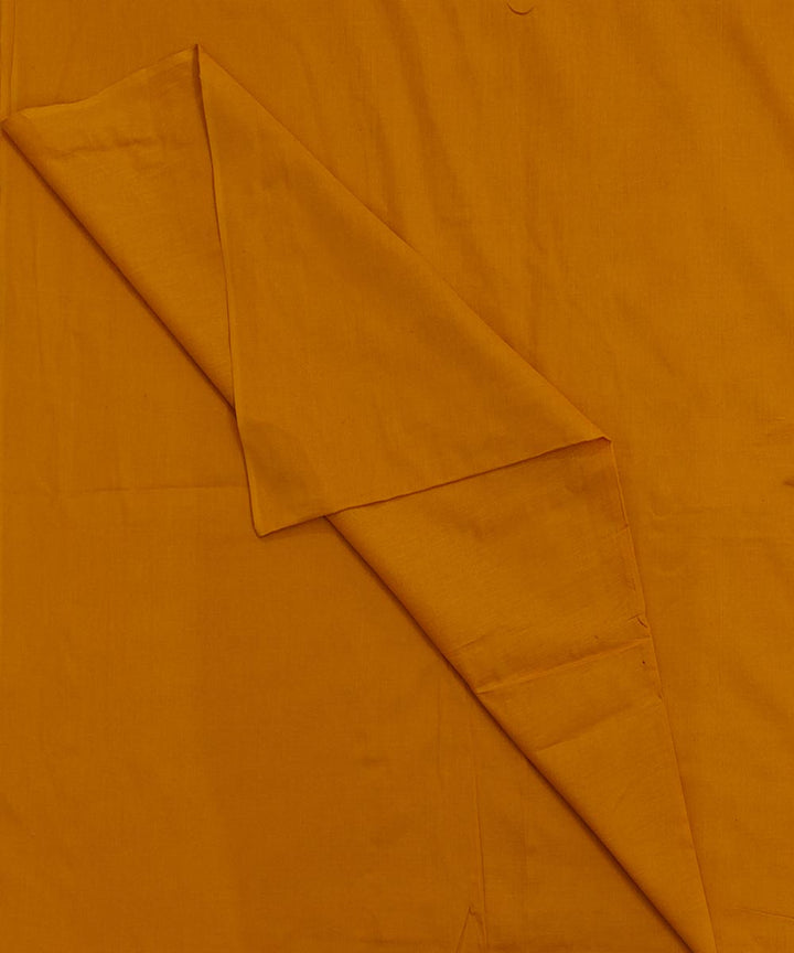 Yellow handloom cotton sambalpuri fabric