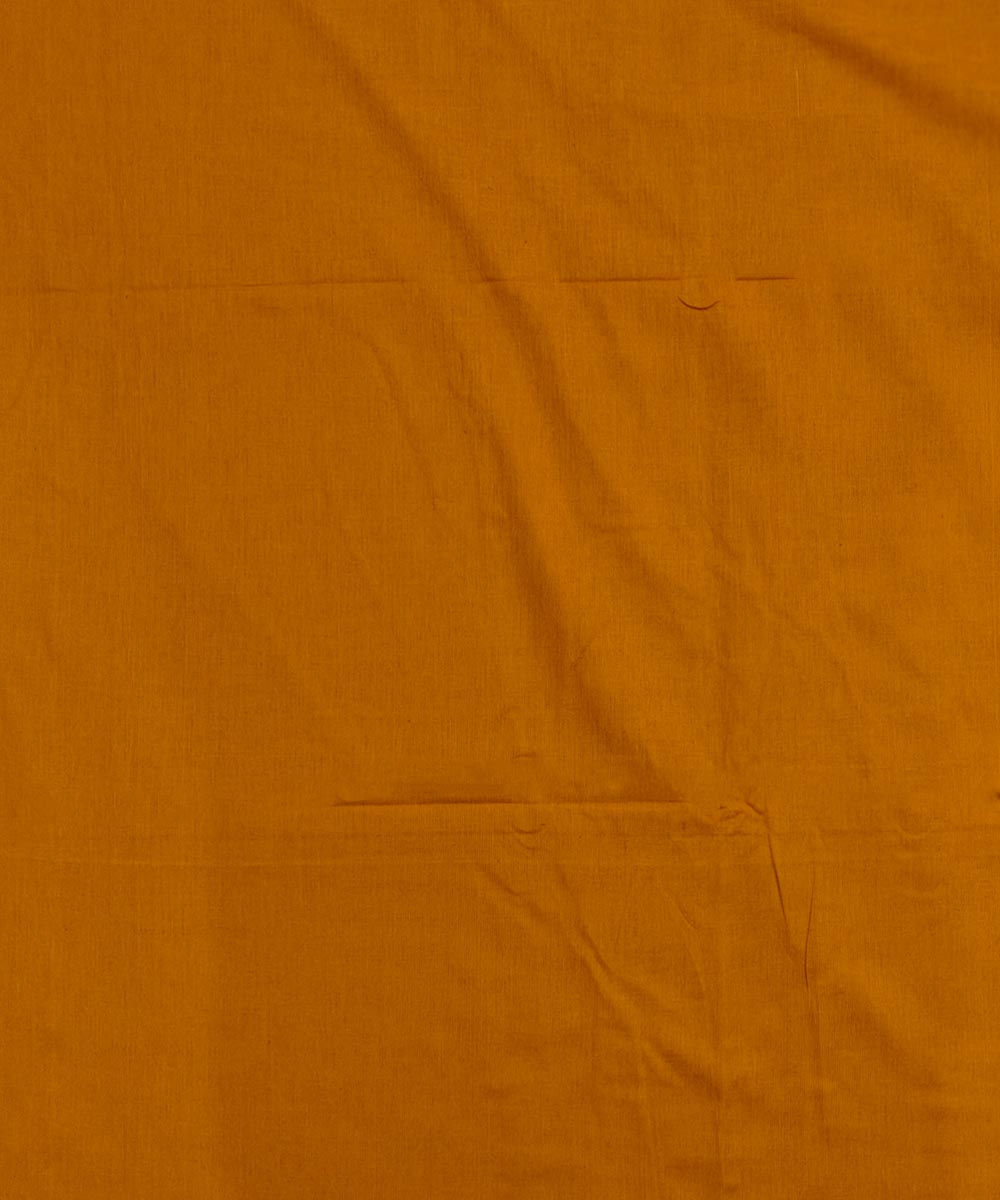Yellow handloom cotton sambalpuri fabric