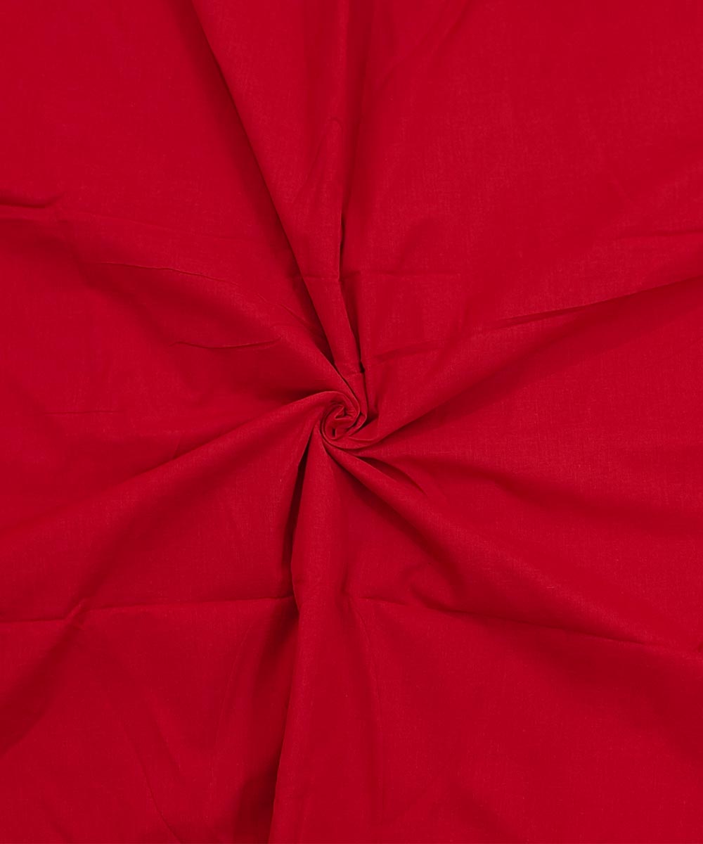 Red handloom cotton nuapatna fabric