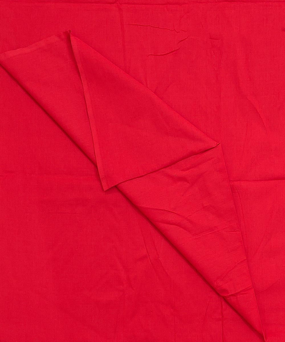 Red handloom cotton nuapatna fabric