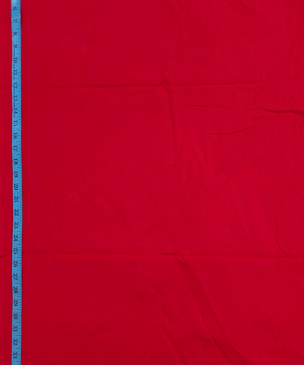 Red handloom cotton nuapatna fabric