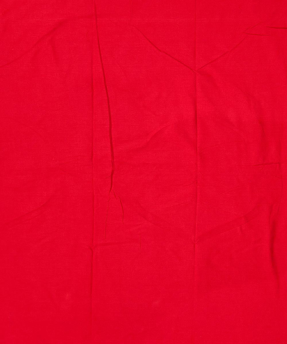 Red handloom cotton nuapatna fabric