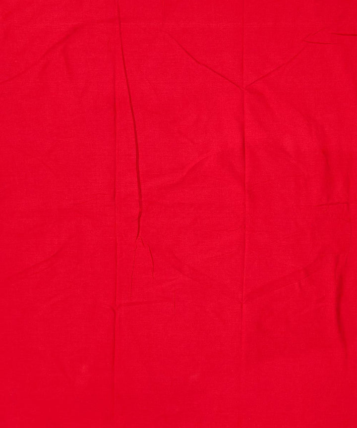 Red handloom cotton nuapatna fabric