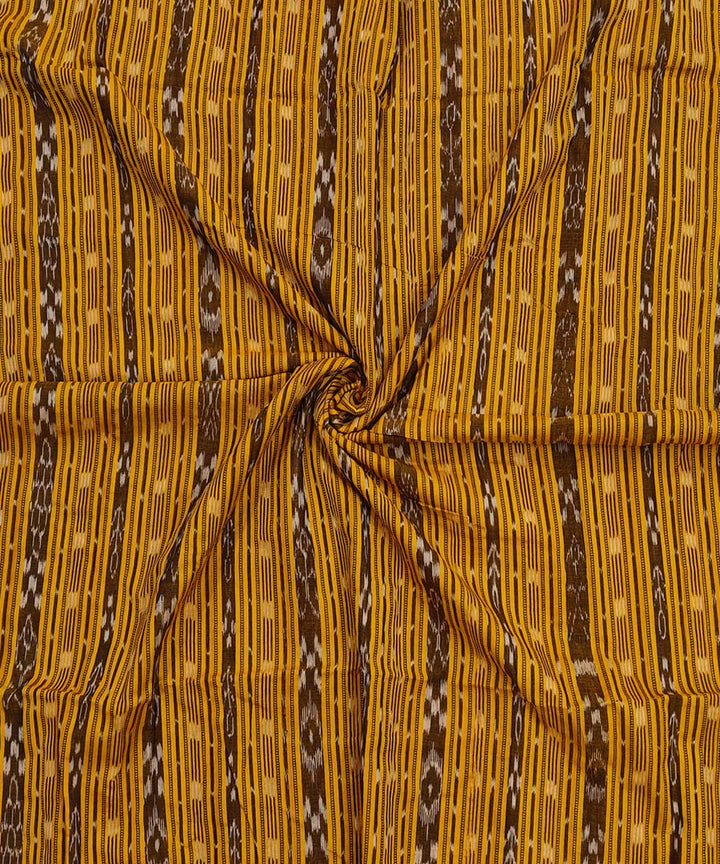 2.5m-yellow handwoven nuapatna cotton kurta material