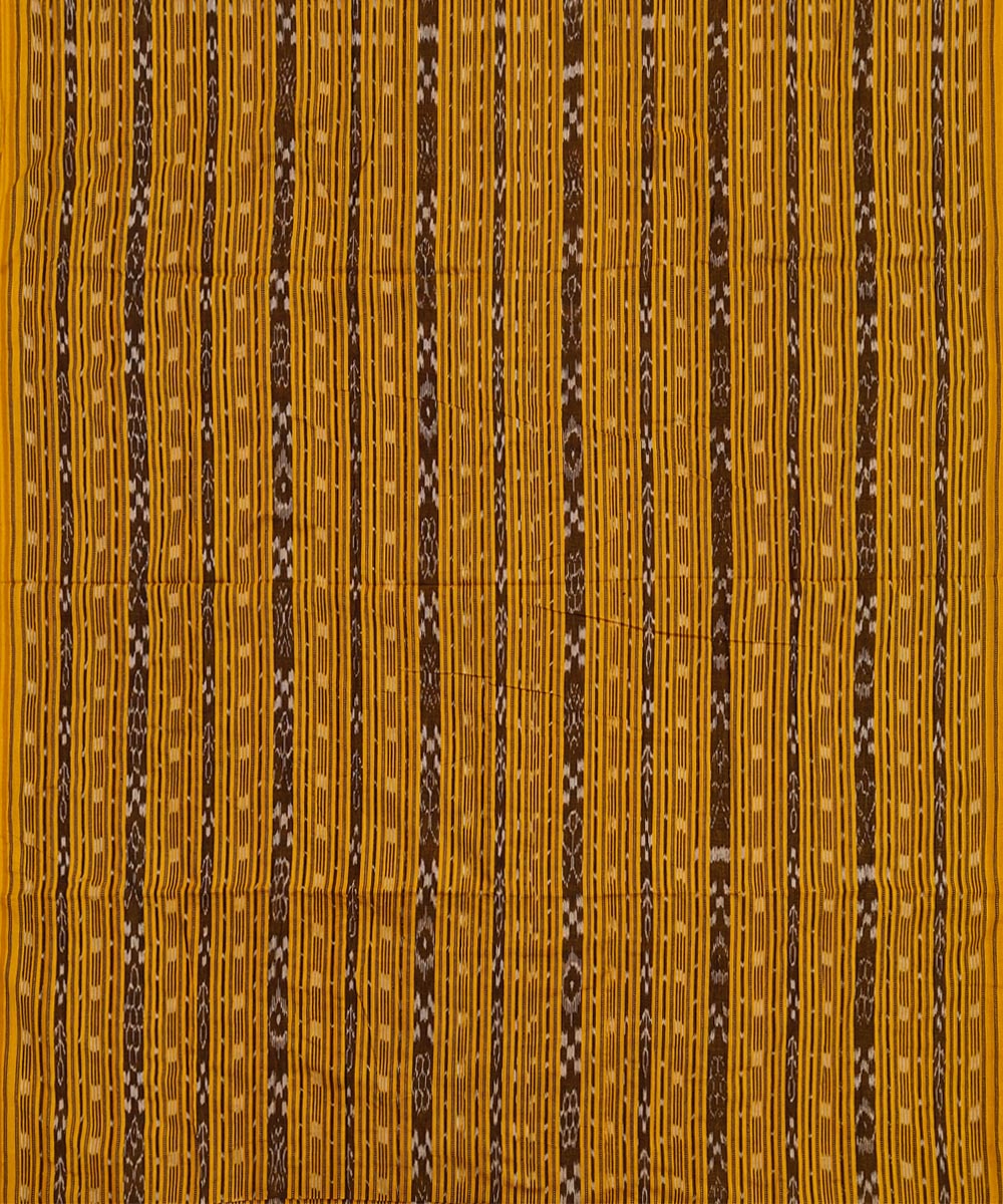 2.5m-yellow handwoven nuapatna cotton kurta material