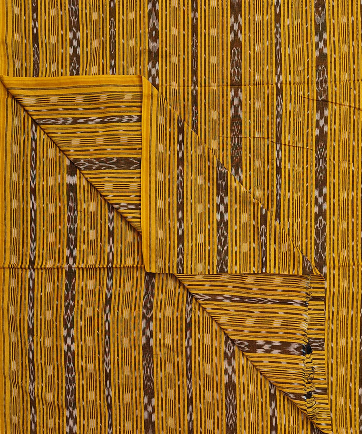 2.5m-yellow handwoven nuapatna cotton kurta material