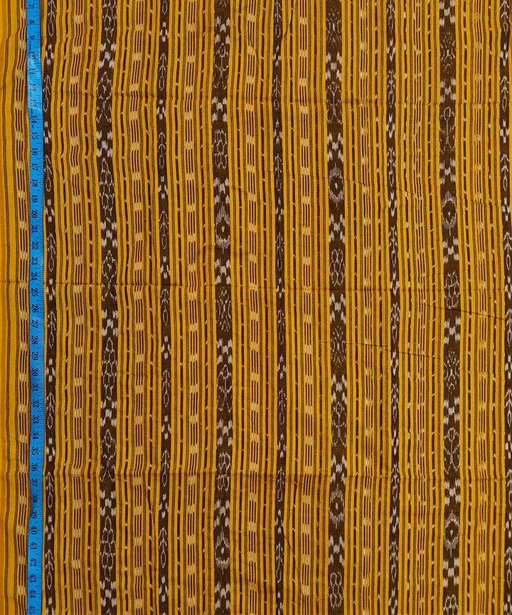 2.5m-yellow handwoven nuapatna cotton kurta material