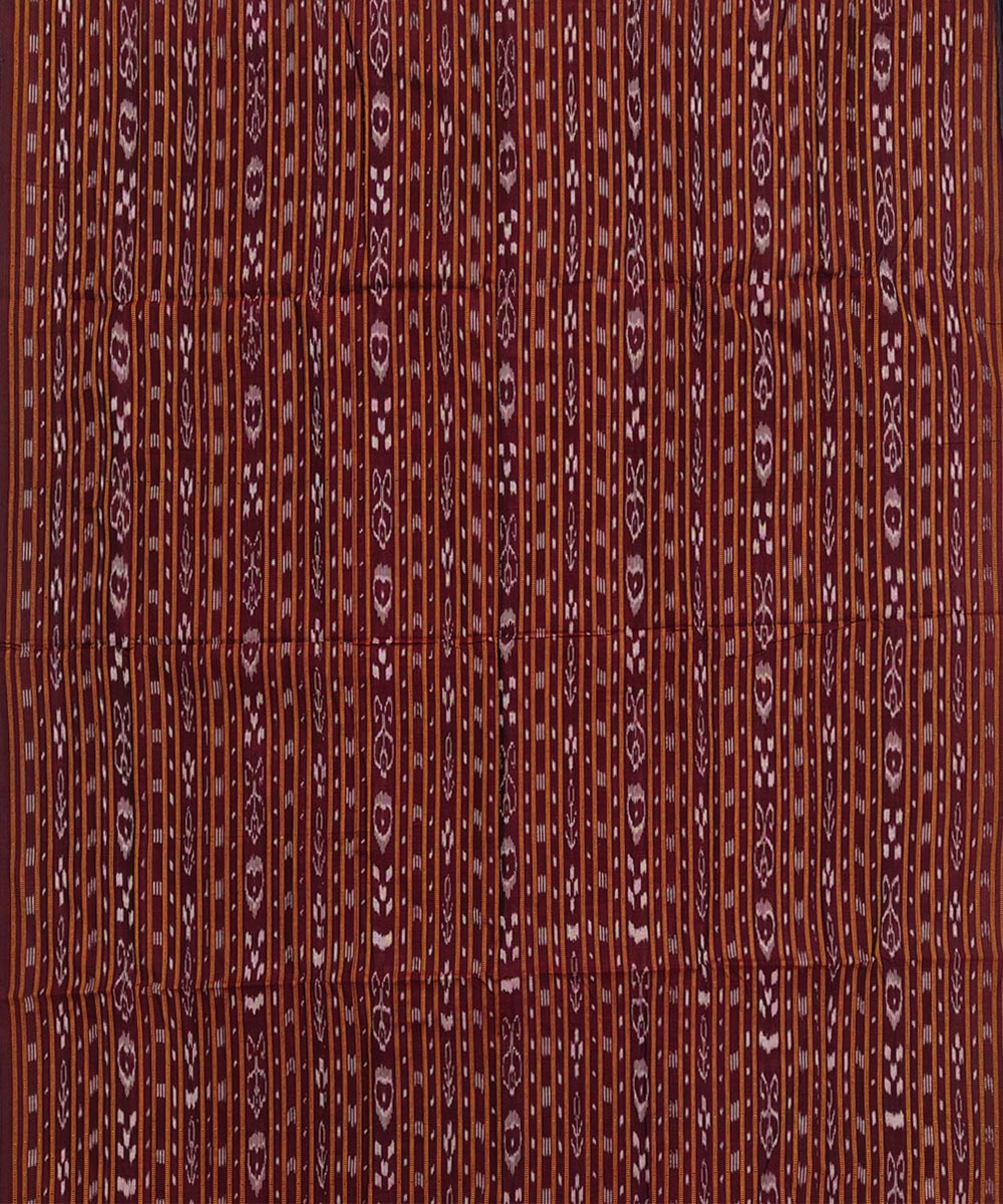 2.5m-maroon handloom nuapatna cotton kurta material