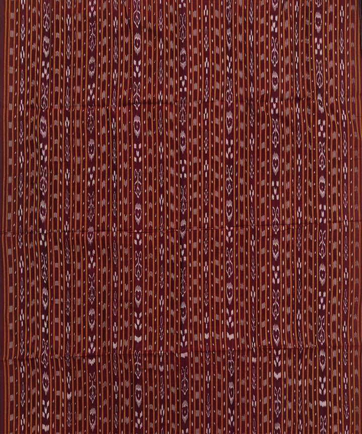 2.5m-maroon handloom nuapatna cotton kurta material