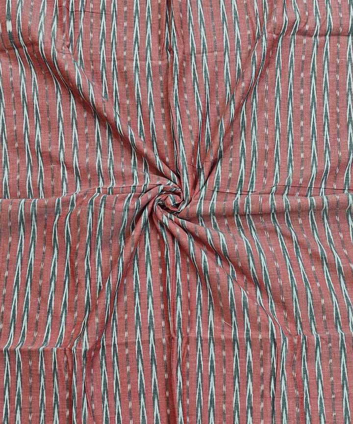 2.5m-red cotton handwoven nuapatna kurta material