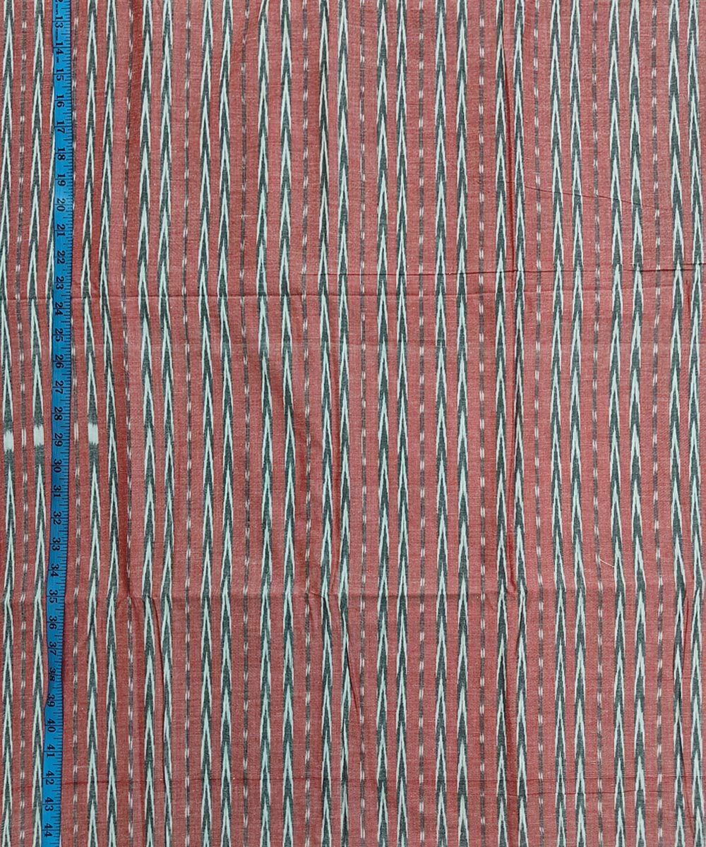 2.5m-red cotton handwoven nuapatna kurta material