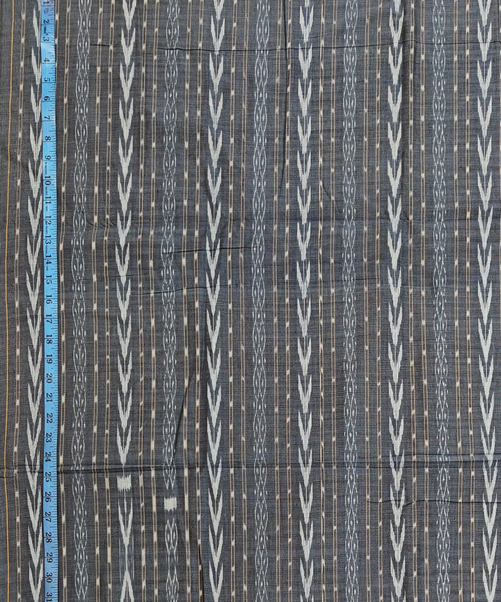 2.5m-grey handwoven nuapatna cotton kurta material
