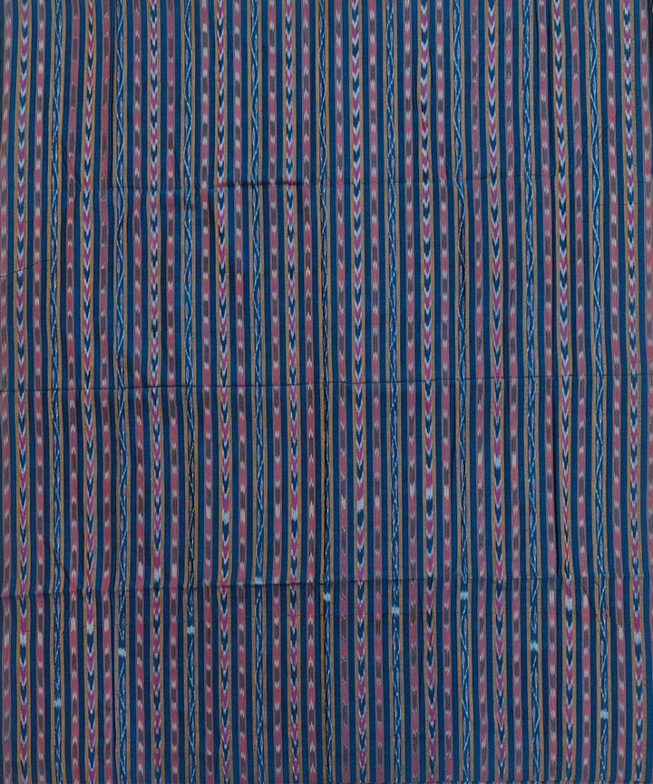 2.5m-navy blue cotton handloom nuapatna kurta material