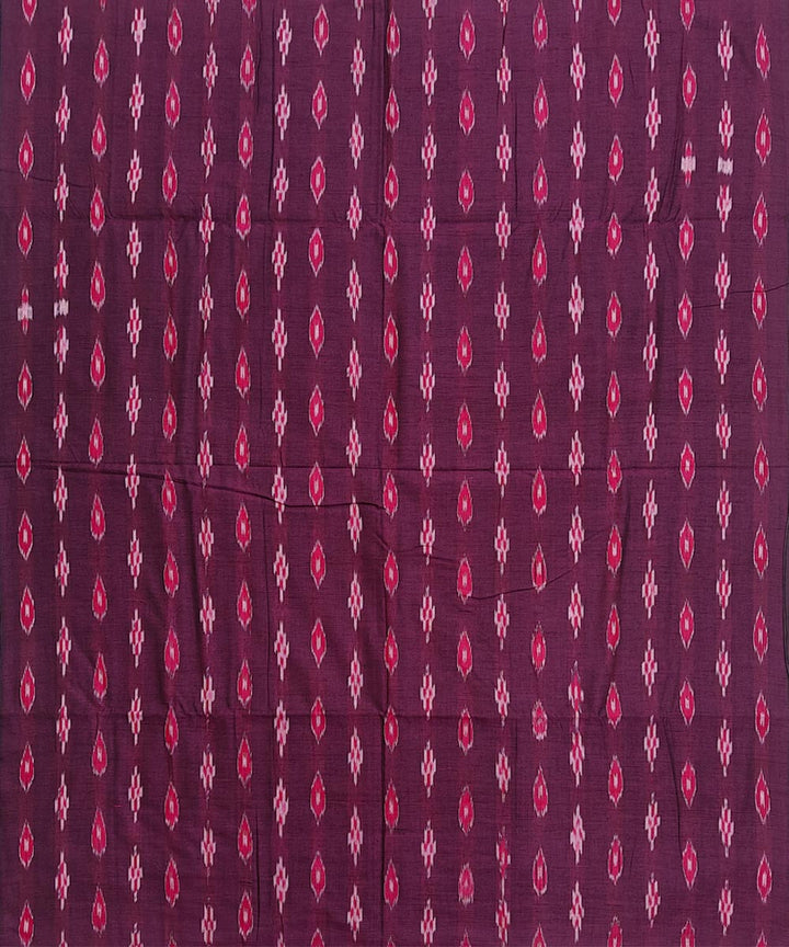 2.5m-purple cotton handwoven nuapatna kurta material
