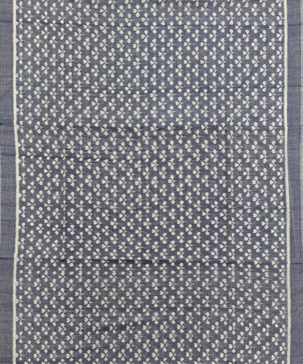2.5m-grey handwoven cotton sambalpuri kurta material