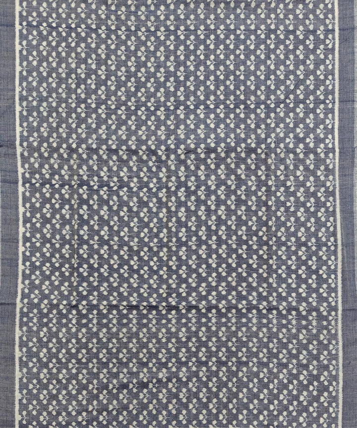 2.5m-grey handwoven cotton sambalpuri kurta material