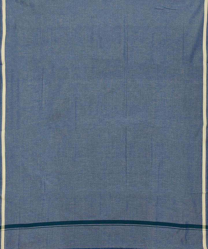 Sky blue  handwoven cotton sambalpuri lungi