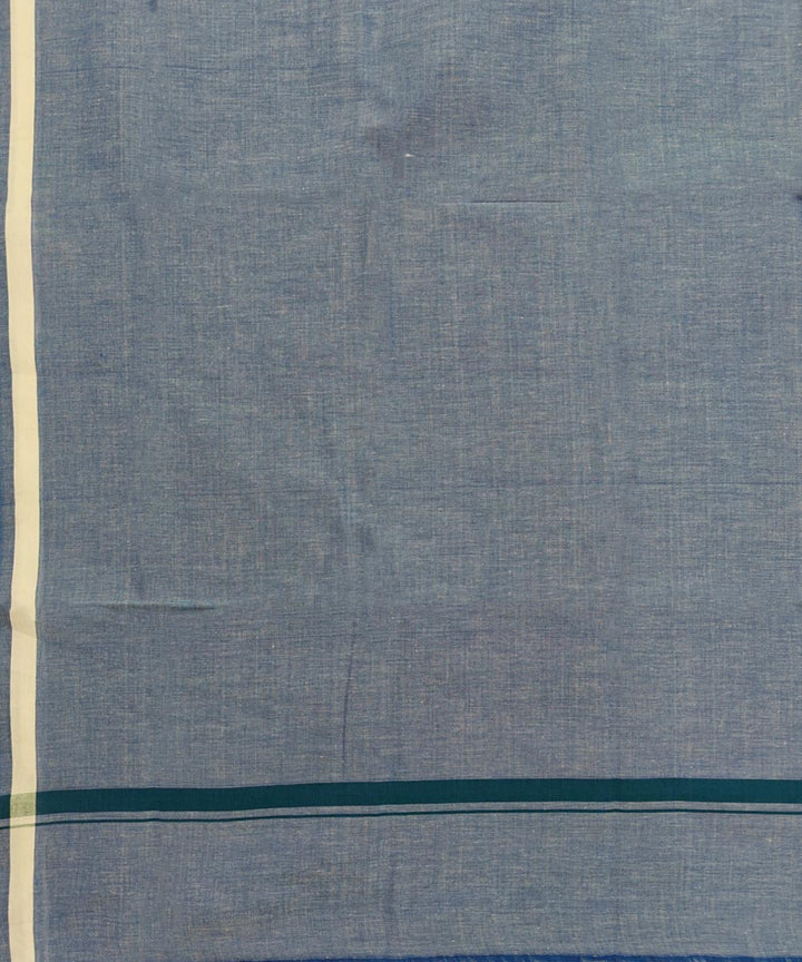Sky blue  handwoven cotton sambalpuri lungi