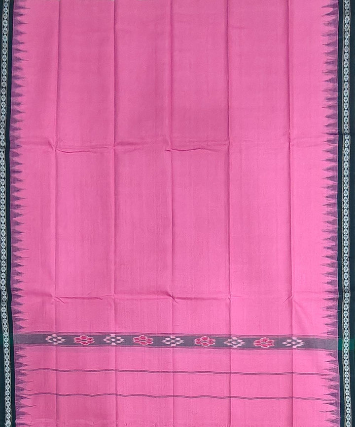 Pink maroon handwoven cotton sambalpuri gamcha towel