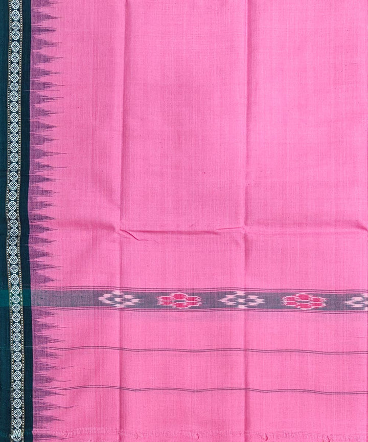 Pink maroon handwoven cotton sambalpuri gamcha towel