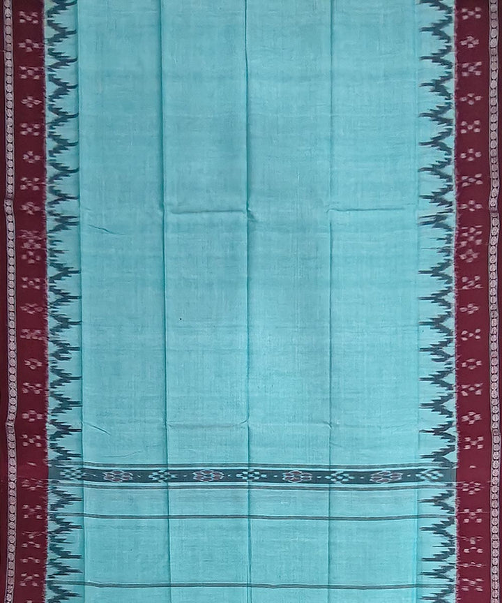Rama green maroon handwoven cotton sambalpuri gamcha towel