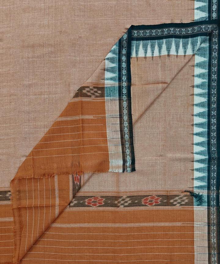 Beige  Handwoven Cotton Sambalpuri Towel