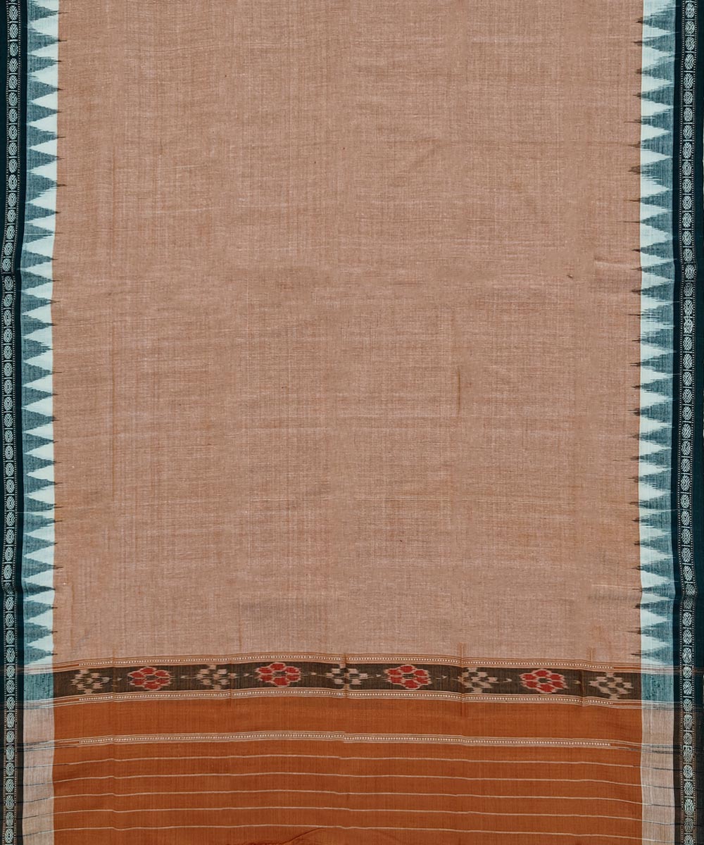 Beige  Handwoven Cotton Sambalpuri Towel