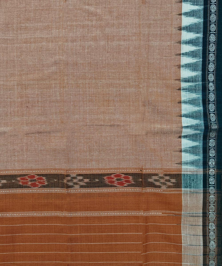 Beige  Handwoven Cotton Sambalpuri Towel